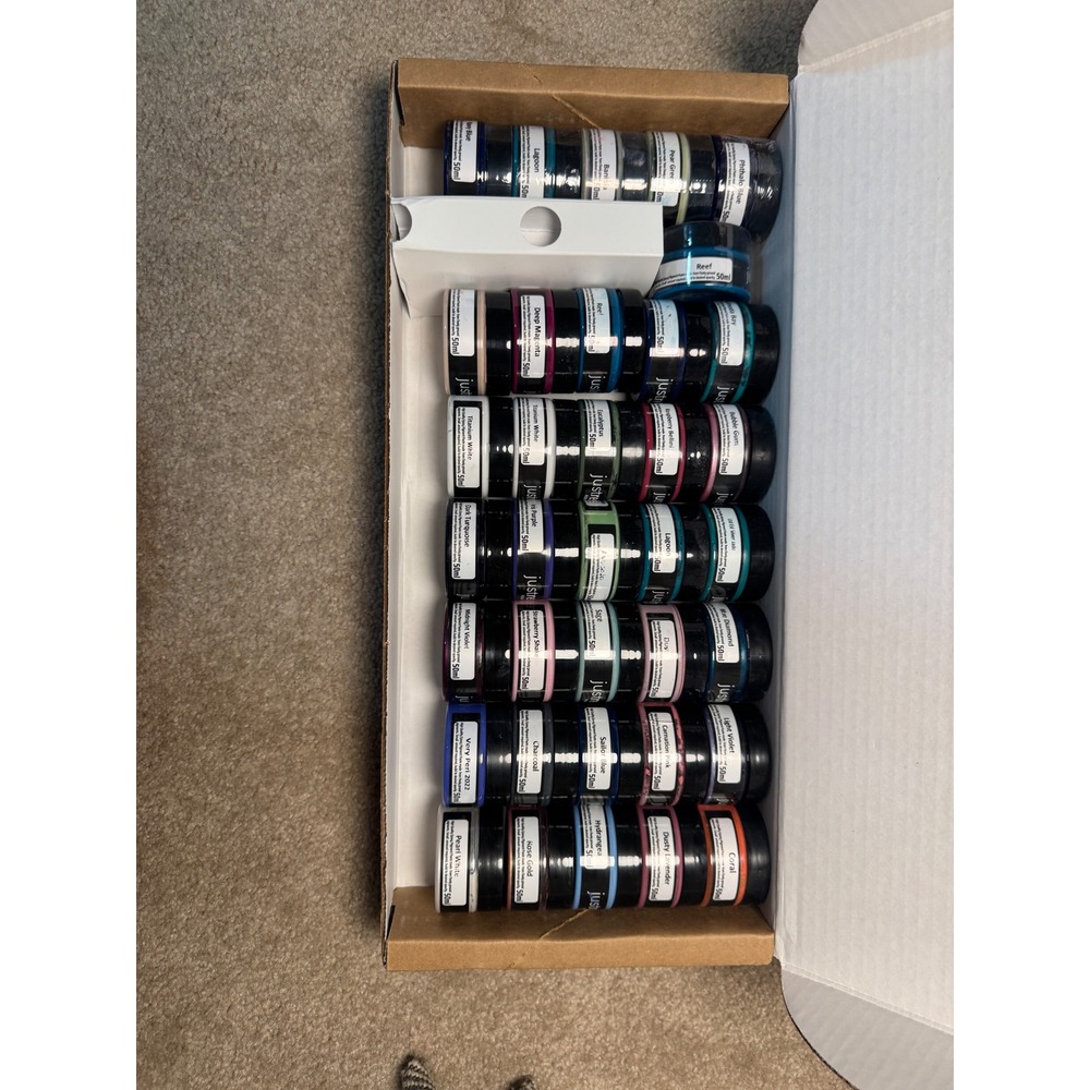 Just Resin Pigment Paste 50ml Epoxy Colorant Lot 36 Colors 6 Sealed